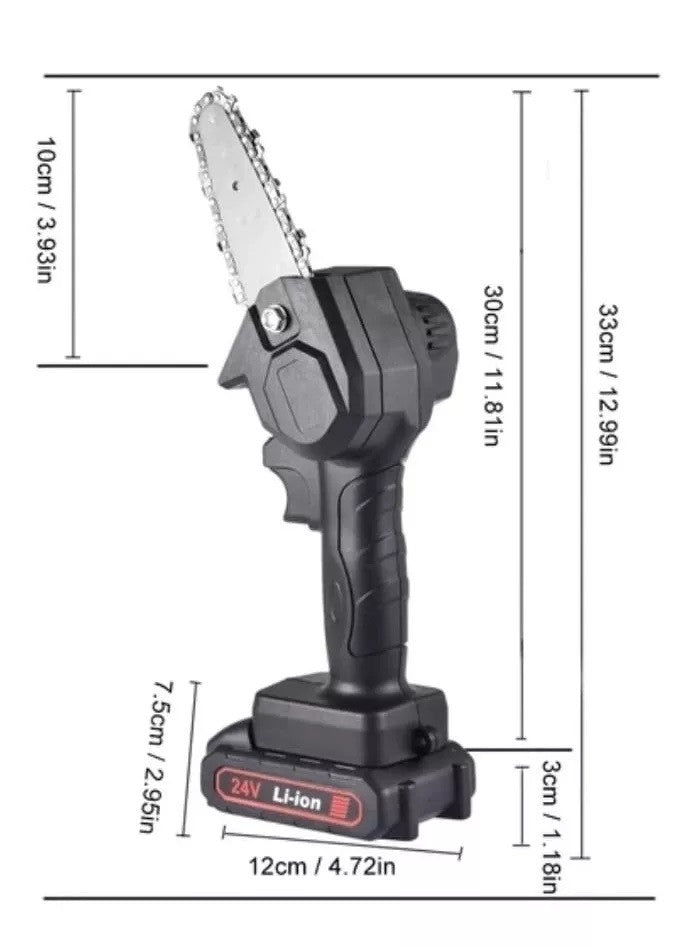 MOTOSIERRA INALÁMBRICA RECARGABLE