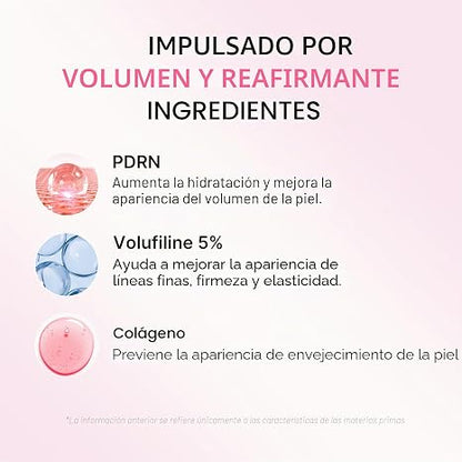Medicube Crema PDRN con Volufiline 5% + Gua Sha | Reafirma y Define Cuello y Mandíbula