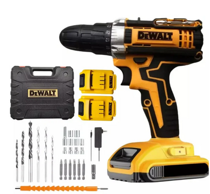 KIT DEWALT ORIGINAL:TALADRO DE ALTO IMPACTO + 26 ACCESORIOS + 2 BATERIAS - CIERRE DE LA TIENDA - CONTRA ENTREGA ENVÍO GRATIS