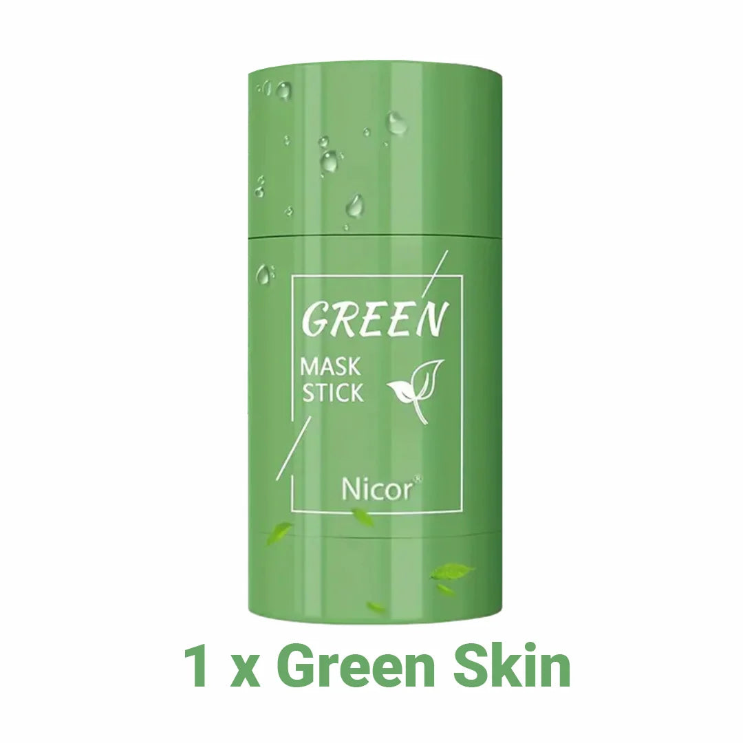 Máscara de Té Verde y Arcilla Blanca - Green Skin [Anti grasa y acné]