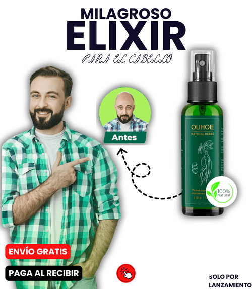 Elhoe Crecimiento Para El Cabello | 2x1: Crecimiento y Control de Caída – 100%Natural