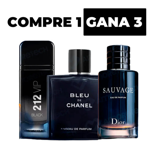 KIT 3 Perfumes Importados + Regallo Exclusivo